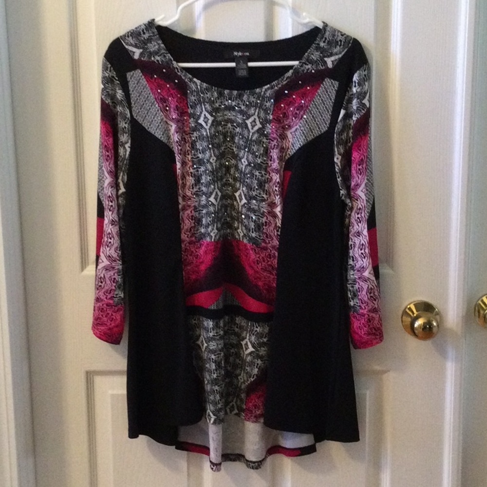 Style & Co. Women’s Large Colorful Dressy Blouse